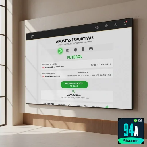 App oficial 94a.com em celular com plataformas seguro