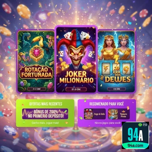 Tela de login segura no site oficial 94a.com