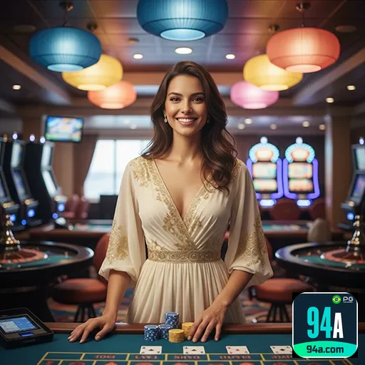 Atendente no chat com ajuda e acesso seguro 94a.com