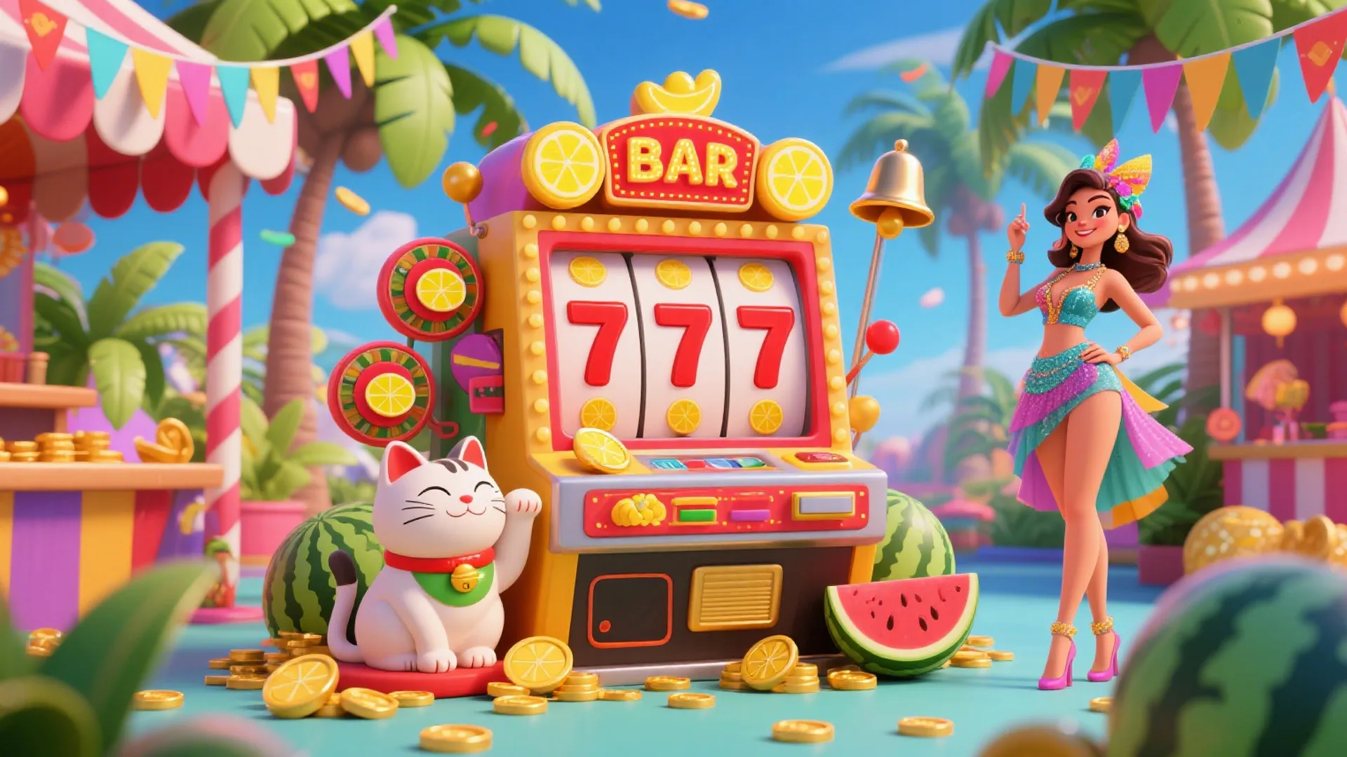 94a.com Colagem de slots com carretéis, símbolos wild e jackpot